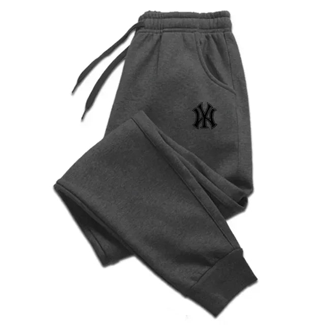 Pantalones de Jogging para Hombre de Otoño Invierno, Pantalones de Chándal Forrados de Felpa (Polar), Pantalones de Algodón Casuales para Correr, Ropa Deportiva Transpirable para Fitness, Gimnasio y Deporte