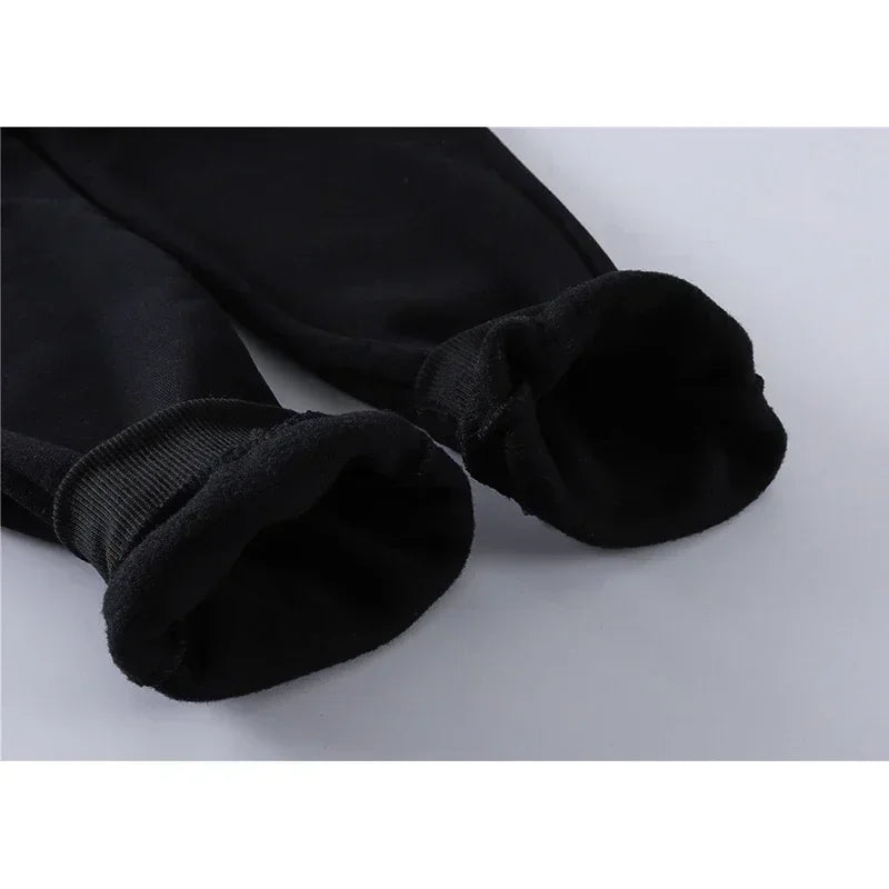 Pantalones de Jogging para Hombre de Otoño Invierno, Pantalones de Chándal Forrados de Felpa (Polar), Pantalones de Algodón Casuales para Correr, Ropa Deportiva Transpirable para Fitness, Gimnasio y Deporte