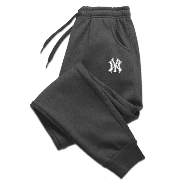 Pantalones de Jogging para Hombre de Otoño Invierno, Pantalones de Chándal Forrados de Felpa (Polar), Pantalones de Algodón Casuales para Correr, Ropa Deportiva Transpirable para Fitness, Gimnasio y Deporte