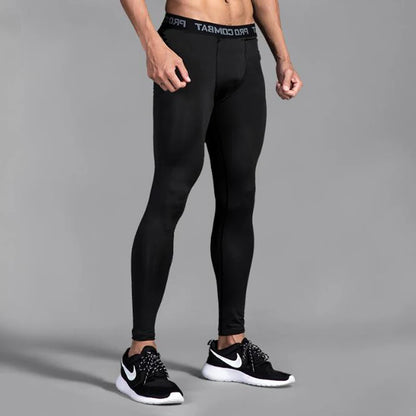 Pantalones de Compresión y Mallas para Hombre, Leggings Frescos y de Secado Rápido, Capa Base Deportiva, Mallas para Correr, Pantalones Cortos Deportivos para Entrenamiento Activo