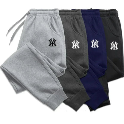 Pantalones de Jogging para Hombre de Otoño Invierno, Pantalones de Chándal Forrados de Felpa (Polar), Pantalones de Algodón Casuales para Correr, Ropa Deportiva Transpirable para Fitness, Gimnasio y Deporte
