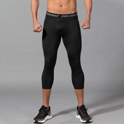 Pantalones de Compresión y Mallas para Hombre, Leggings Frescos y de Secado Rápido, Capa Base Deportiva, Mallas para Correr, Pantalones Cortos Deportivos para Entrenamiento Activo