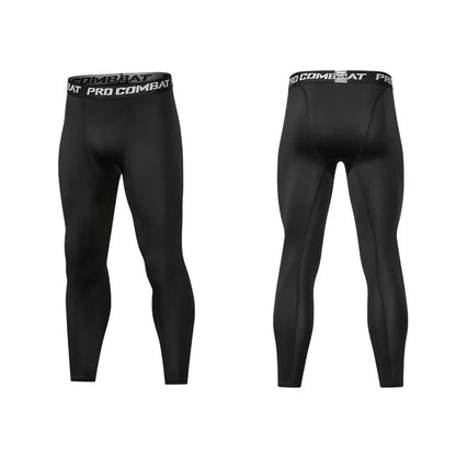 Pantalones de Compresión y Mallas para Hombre, Leggings Frescos y de Secado Rápido, Capa Base Deportiva, Mallas para Correr, Pantalones Cortos Deportivos para Entrenamiento Activo