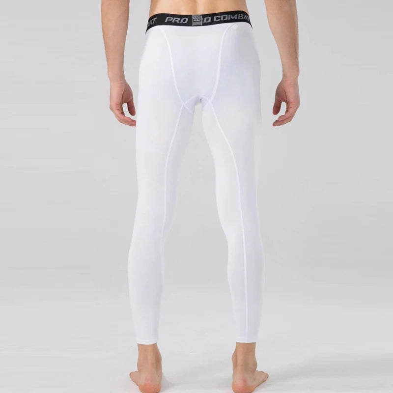 Pantalones de Compresión y Mallas para Hombre, Leggings Frescos y de Secado Rápido, Capa Base Deportiva, Mallas para Correr, Pantalones Cortos Deportivos para Entrenamiento Activo