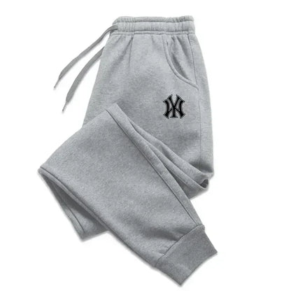 Pantalones de Jogging para Hombre de Otoño Invierno, Pantalones de Chándal Forrados de Felpa (Polar), Pantalones de Algodón Casuales para Correr, Ropa Deportiva Transpirable para Fitness, Gimnasio y Deporte