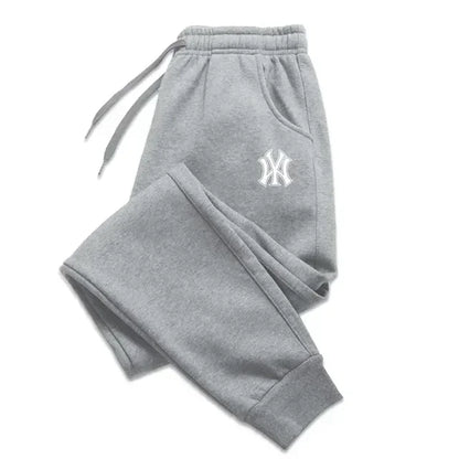 Pantalones de Jogging para Hombre de Otoño Invierno, Pantalones de Chándal Forrados de Felpa (Polar), Pantalones de Algodón Casuales para Correr, Ropa Deportiva Transpirable para Fitness, Gimnasio y Deporte