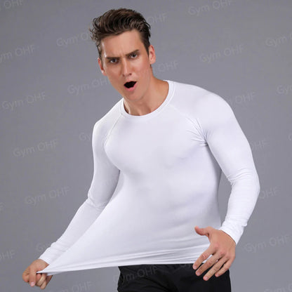 Camiseta de Manga Corta de Color Liso para Hombre, Camiseta de Compresión de Secado Rápido y Transpirable, Traje de Entrenamiento, Ropa de Fitness, Rashguard para Jiu-Jitsu, Prenda Superior para Gimnasio y Deporte