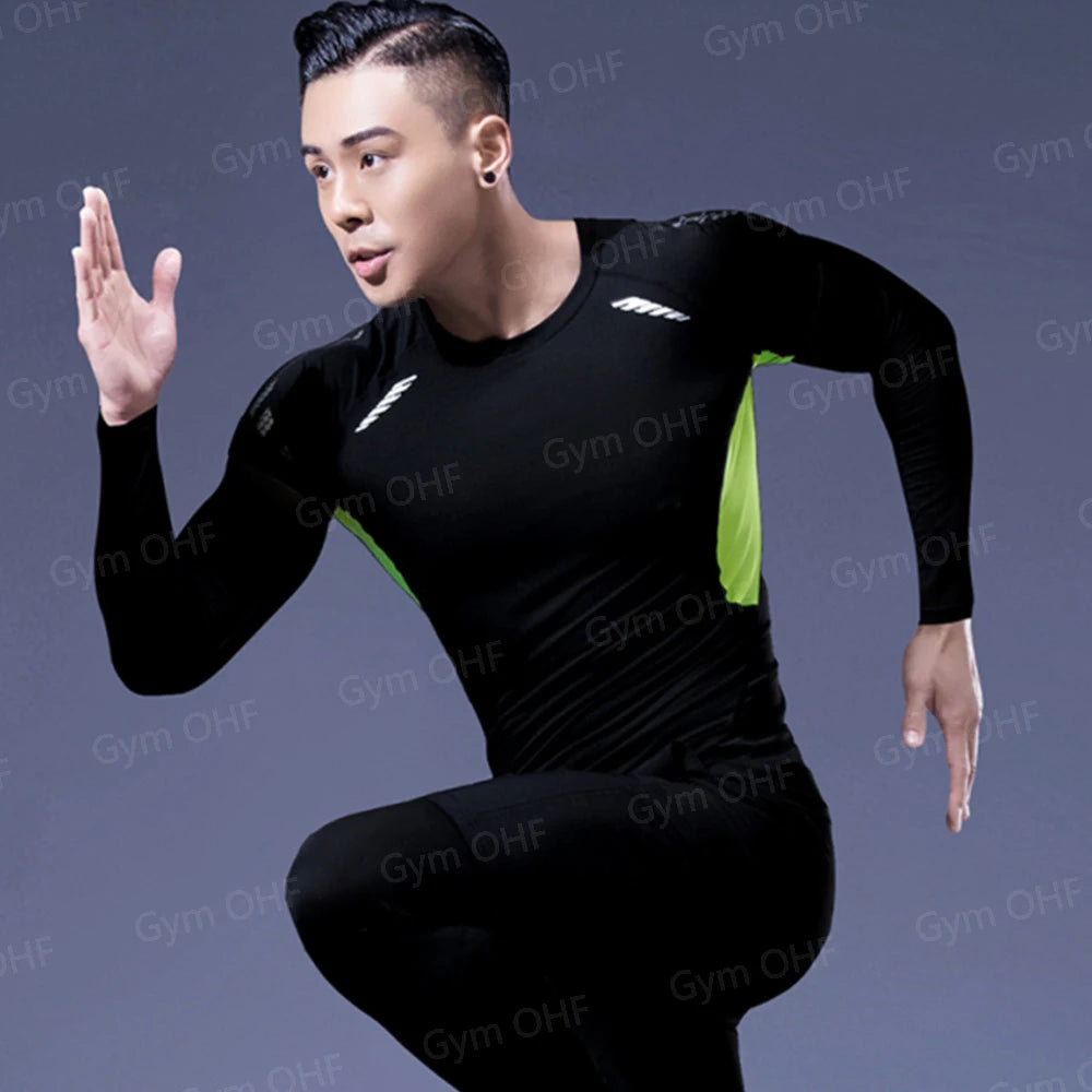 Camiseta de Manga Corta de Color Liso para Hombre, Camiseta de Compresión de Secado Rápido y Transpirable, Traje de Entrenamiento, Ropa de Fitness, Rashguard para Jiu-Jitsu, Prenda Superior para Gimnasio y Deporte