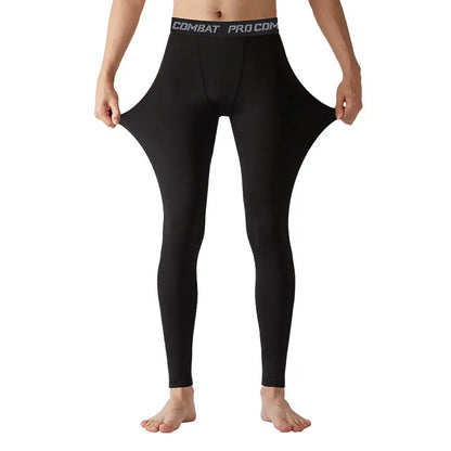 Pantalones de Compresión y Mallas para Hombre, Leggings Frescos y de Secado Rápido, Capa Base Deportiva, Mallas para Correr, Pantalones Cortos Deportivos para Entrenamiento Activo