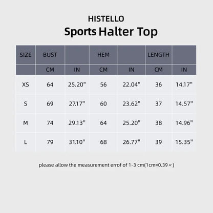 Prenda Superior Deportiva de Cuello Halter para Mujer, Camiseta de Tirantes Sin Costuras para Yoga con Almohadillas Integradas (Relleno), Ropa Deportiva Ajustada de Alta Elasticidad para Entrenamiento en Gimnasio, Fitness y C