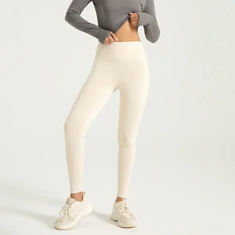 Pantalones de Nueve Cuartos (Tobilleros) y Leggings para Mujer, Pantalones Deportivos de Yoga de Cintura Alta y Color Liso, Leggings de Alta Elasticidad, Pantalones para Correr y Fitness Talla 3XL