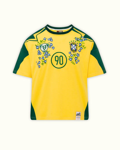 Mens T Shirt Brazil Flag Soccer Jersey Harajuku Unisex Oversized O Neck Short Sleeve Yellow Green Casual Streetwear Fashion New