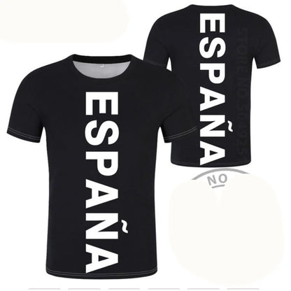 amiseta de Fútbol de España con Gráfico 3D Orgullo del Emblema Español para Hombre, Ropa, Camiseta del Club de Fútbol de España, Prendas Superiores Deportivas para Gimnasio y Hombre