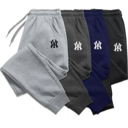 Pantalones de Jogging para Hombre de Otoño Invierno, Pantalones de Chándal Forrados de Felpa (Polar), Pantalones de Algodón Casuales para Correr, Ropa Deportiva Transpirable para Fitness, Gimnasio y Deporte