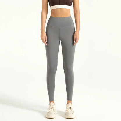 Pantalones de Nueve Cuartos (Tobilleros) y Leggings para Mujer, Pantalones Deportivos de Yoga de Cintura Alta y Color Liso, Leggings de Alta Elasticidad, Pantalones para Correr y Fitness Talla 3XL