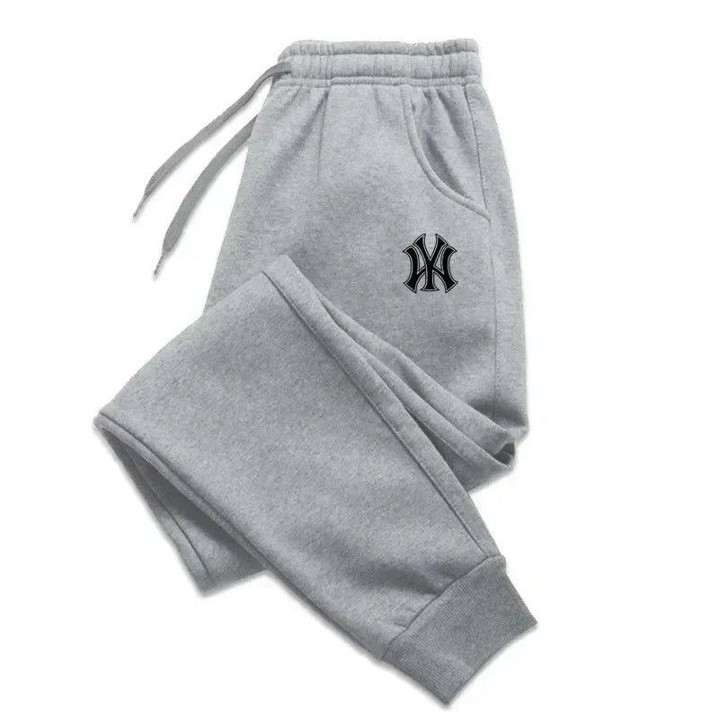 Pantalones de Jogging para Hombre de Otoño Invierno, Pantalones de Chándal Forrados de Felpa (Polar), Pantalones de Algodón Casuales para Correr, Ropa Deportiva Transpirable para Fitness, Gimnasio y Deporte