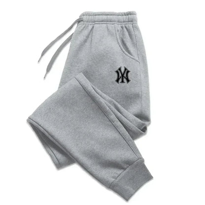 Pantalones de Jogging para Hombre de Otoño Invierno, Pantalones de Chándal Forrados de Felpa (Polar), Pantalones de Algodón Casuales para Correr, Ropa Deportiva Transpirable para Fitness, Gimnasio y Deporte