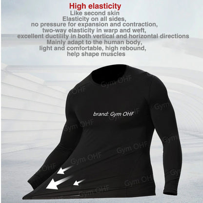 Camiseta de Manga Corta de Color Liso para Hombre, Camiseta de Compresión de Secado Rápido y Transpirable, Traje de Entrenamiento, Ropa de Fitness, Rashguard para Jiu-Jitsu, Prenda Superior para Gimnasio y Deporte