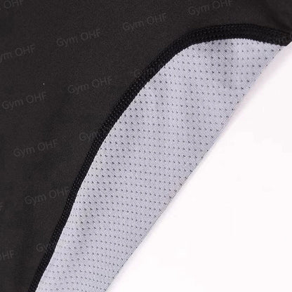 Camiseta de Manga Corta de Color Liso para Hombre, Camiseta de Compresión de Secado Rápido y Transpirable, Traje de Entrenamiento, Ropa de Fitness, Rashguard para Jiu-Jitsu, Prenda Superior para Gimnasio y Deporte