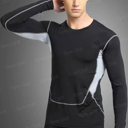 Camiseta de Manga Corta de Color Liso para Hombre, Camiseta de Compresión de Secado Rápido y Transpirable, Traje de Entrenamiento, Ropa de Fitness, Rashguard para Jiu-Jitsu, Prenda Superior para Gimnasio y Deporte