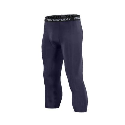 Pantalones de Compresión y Mallas para Hombre, Leggings Frescos y de Secado Rápido, Capa Base Deportiva, Mallas para Correr, Pantalones Cortos Deportivos para Entrenamiento Activo